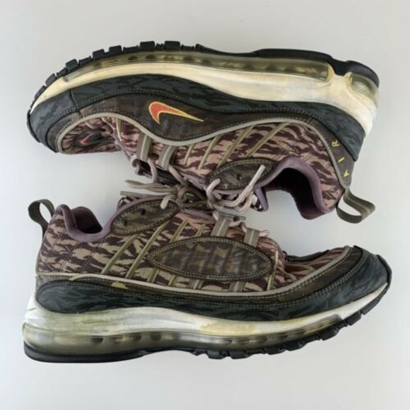 Nike Air Max 98 AOP Camo Mens Size 12 AQ4130-200 Rare - Picture 5 of 12